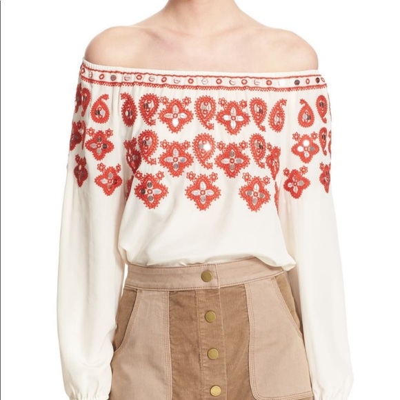 Tory Burch Tops - Tory Burch Leyla boho silk top